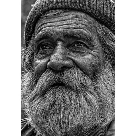 مدل سیاه قلم چهره ی پیرمرد Old Man Portrait Black And White