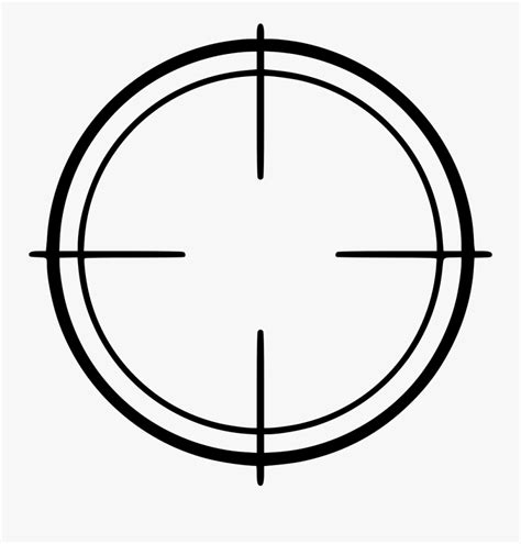 Crosshair Png Free Transparent Clipart Clipartkey