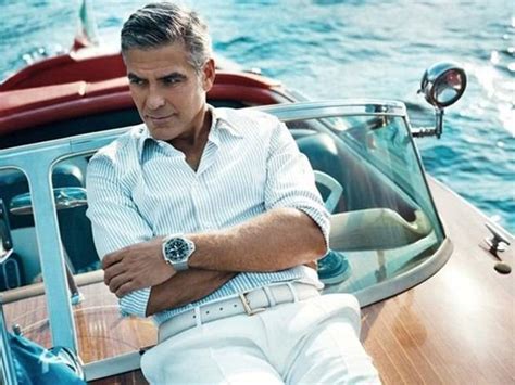 George Clooney Spotted Wearing Omega Seamaster Ploprof Luxury Watch