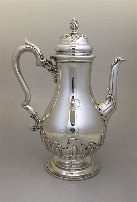 A Victorian Silver Coffee Pot Iain Marr Antiques