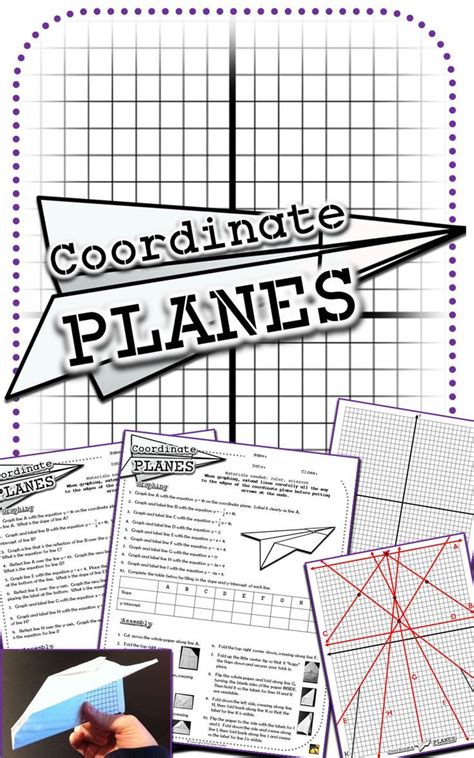 Students Graph Linear Equations On A Coordinate Plane And Then It Folds