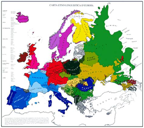 Linguistic Distribution In Europe Indo European Languages Map