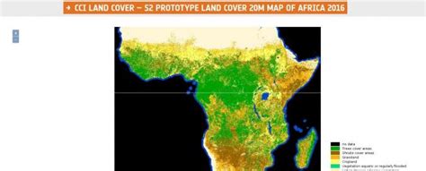 Cci Land Cover S2 Prototype Land Cover 20m Map Of Africa Esa Un