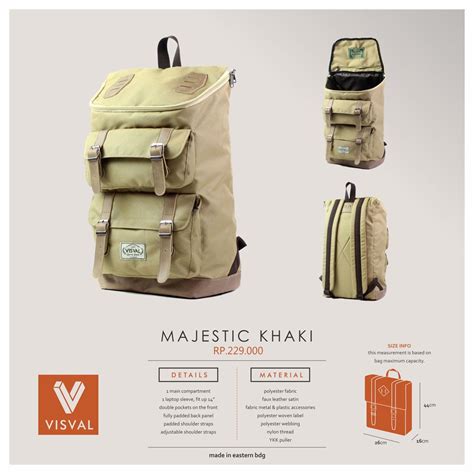 Jual Visval Majestic Khaki Di Lapak Out Of The Box Accessories Outoftheboxaccessories