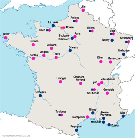 Carte Des Grande Villes De France My Blog