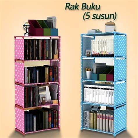 Ini 20+ rak buku terbaik dengan harga murah, modelnya kekinian. Rak Buku / tas / sepatu Serba Guna Portable 5 susun 4 ...