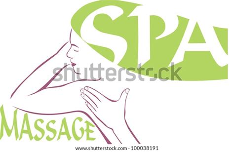 Massage Illustration Stock Vector Royalty Free 100038191 Shutterstock