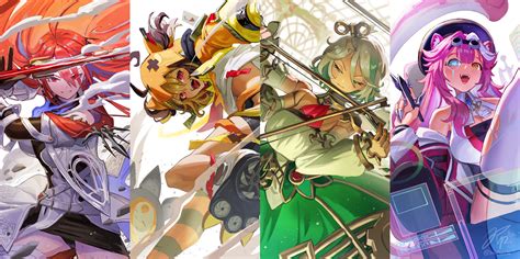 raora panthera, elizabeth rose bloodflame, cecilia immergreen, and gigi