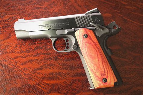 Colt Combat Commander With Homemade Grips R1911