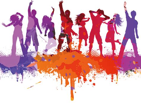 Party People Dancing Png Dance Party Png 1402x1211 Png Download