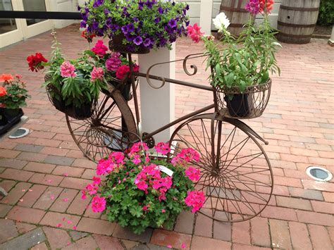 Top brands · under $10 · money back guarantee · >80% items are new Bike flower basket idea | Bike, Bicycle, Patio garden