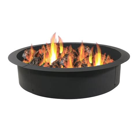 Buy Sunnydaze Fire Pit Ring Insert Heavy Duty 2mm Thick Steel Outdoor
