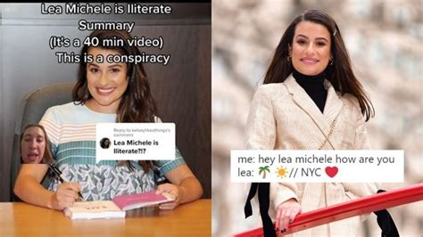 Tiktok Has Resurrected The Conspiracy That Lea Michele Is Illiterate