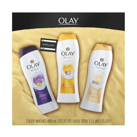 Olay Holiday Glow Body Wash T Pack 3 135 Fl Oz