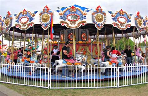 Three Different Types Of Carousel Amusement Rides