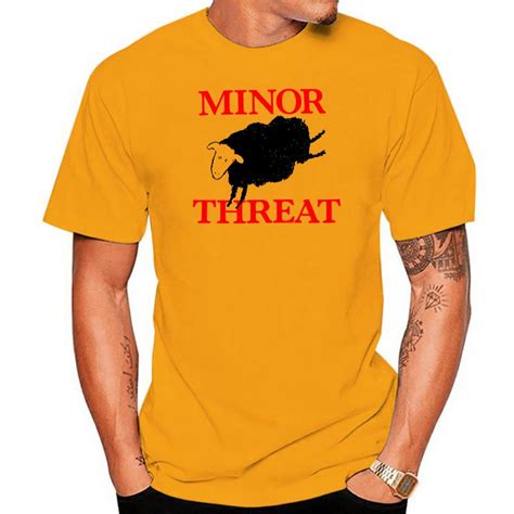 Authentic Minor Threat Black Sheep T Shirt White S M L Xl New Customize Tee Shirt Aliexpress