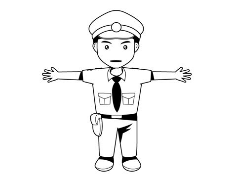Download High Quality Police Clipart Outline Transparent Png Images