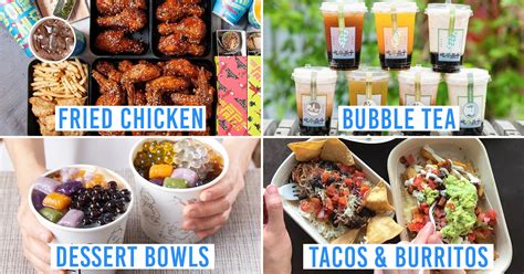 Shareable Food Delivery Options in Singapore - Meals, Drinks & Desserts