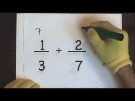 Students will have the opportunity to practice addition with fractions that do not have the same denominator. Add Fractions With Unlike Denominators Part 1 - YouTube