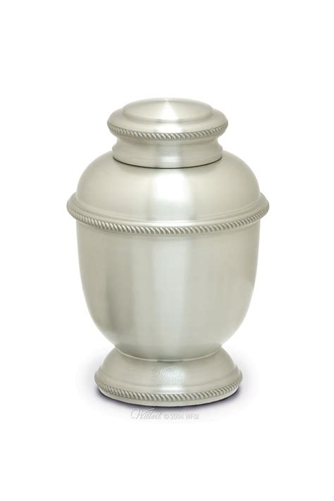 Urn/Arlington Brushed Pewter - Johnson-Danielson Funeral Home