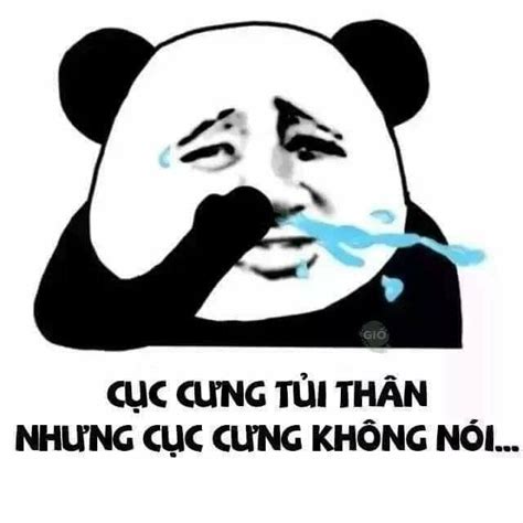 Meme Gấu Trúc Weibo Buồn Khóc Nước Mũi Chảy Ròng Cục Cưng Tủi Thân