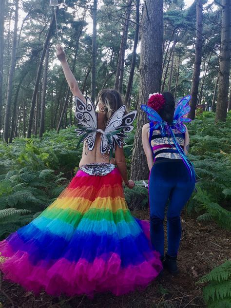 Huge Adult Rainbow Tutu Skirt Full Length Festival Tu Tu