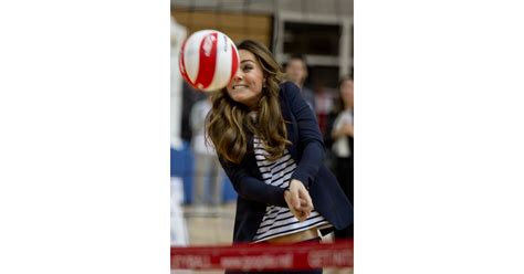 Volleyball Kate Middleton Playing Sports Pictures Popsugar