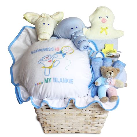 Shop our guide of best gifts for teenage boys! Happiness Baby Boy Gift Basket-by Silly Phillie