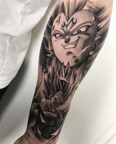 Those who love this version of the character usually stick to his saiyan uniform when they get the tattoo. Tatuagens do anime Dragon Ball | Tatuagens de anime ...
