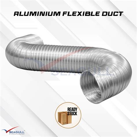 6″ 150mm Aluminium Ducting Hose Aluminium Hose Flexible Air Duct 5