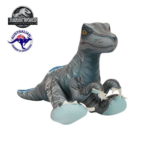 Velociraptor Blue Dinosaur Plush Jurassic World 2 Toys Lxlg Australia Dinosaur Plush