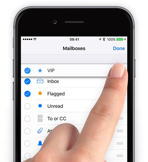 Guide Rearrange Multiple Email Inboxes In The Iphone Mail App Ios 9