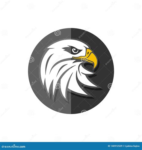 Eagle Mascot Logo For Sport Team Eagle Head Icon Stock Vector