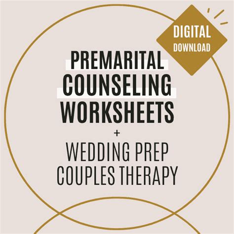 Diy Premarital Counseling Worksheets Workbooks To Download And Print At Home
