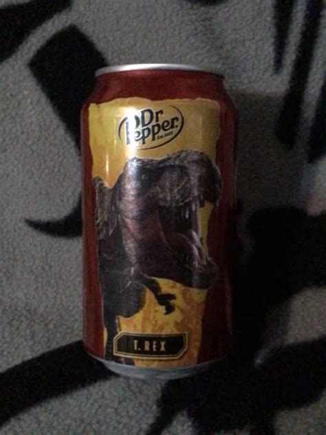 Jurassic Park T Rex Dr Pepper Soda Can 12 Ouncefull Or Empty Your