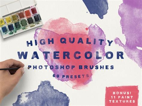 25 Free Watercolor Brush Sets To Use In Your Designs Peter Jonour