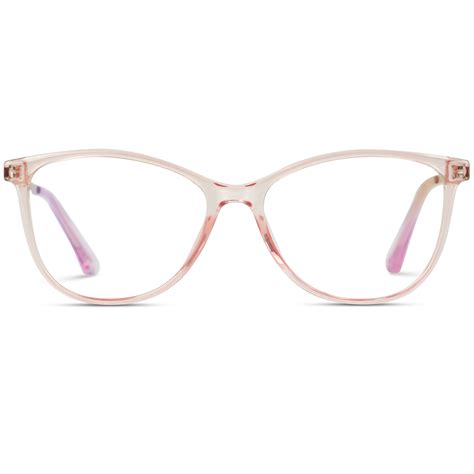 Wearme Pro Cat Eye Blue Light Glasses For Women Cute Bluelight Non Prescription Clear Frame