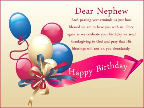 Happy Birthday Nephew Birthday Wishes Messages For Nephew