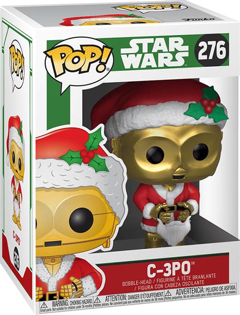 Funko Pop Star Wars Holiday C 3po Vinyl Bobble Head New Buy From