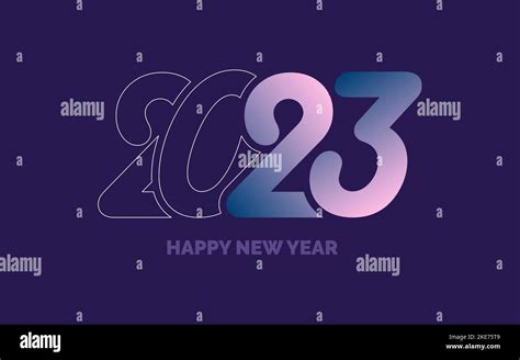 2044 Design Happy New Year New Year 2023 Logo Design For Brochure
