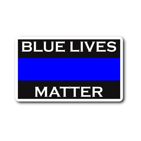 Blue Lives Matter Thin Blue Line Sticker 3 Thinbluelineheroes