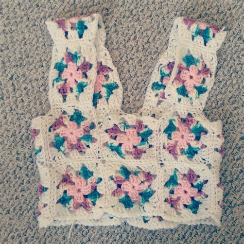 Looking Back Granny Square Crocheted Vest ~ Crochet Collection