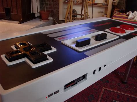 A Giant Functional Nintendo Nes Controller Coffee Table