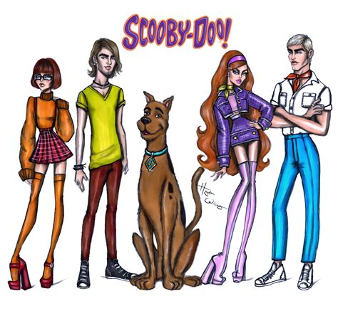 Velma Shaggy Scooby Daphne And Fred Scoobydoo By Hayden Williams Daphne And Fred Fashion