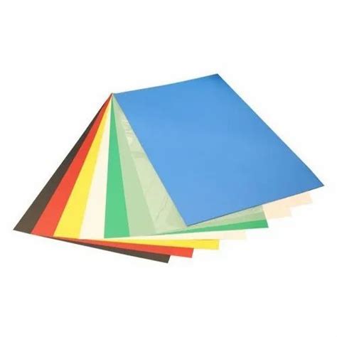 Color Coated Polypropylene Sheet Thickness 15 Mm Size 1000 Mm X