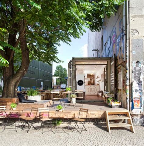CASAS CONTENEDORES: Restaurante vegetariano hecho con un ...