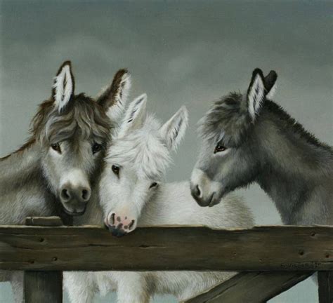 Pin By Gayle Vice On Anes Donkeys Cute Donkeys Animal Paintings