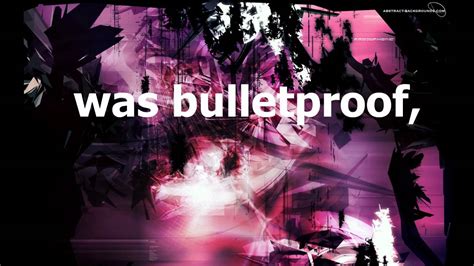 Pierce The Veil Bulletproof Love Lyrics Youtube