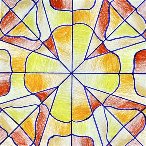 Drawings In Radial Symmetry Symmetry Art Radial Symmetry Art Lessons