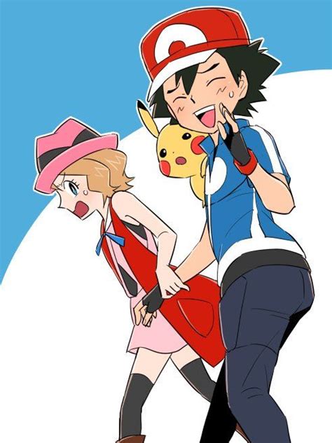 Beautiful ♡ Amourshipping ♡ Pokemon Ash And Serena Pokemon